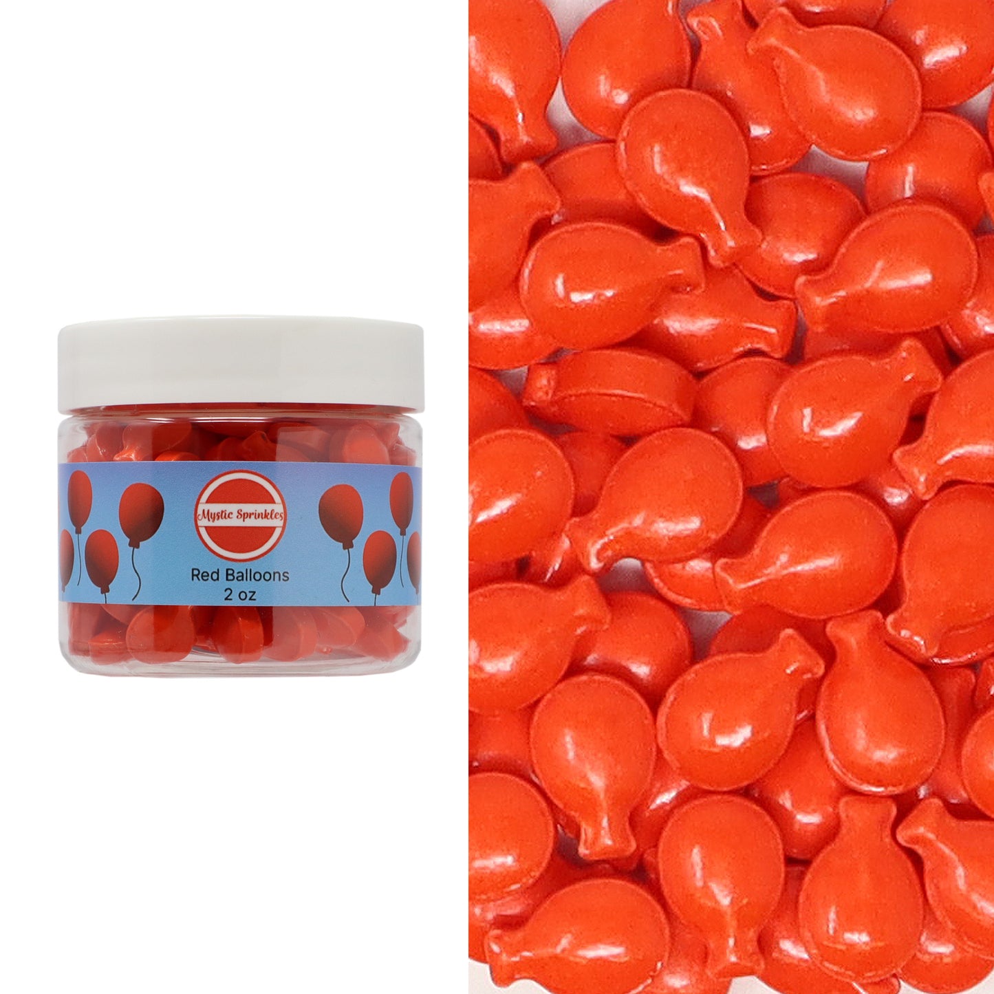 Candy Shapes Red Balloons 2oz