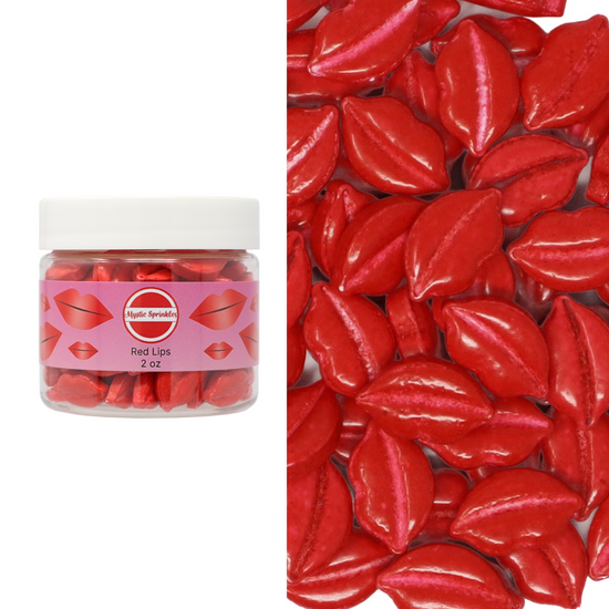 Candy Shapes Red Lips 2oz
