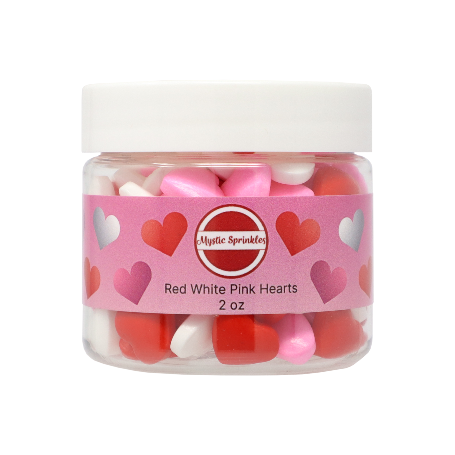 Candy Shapes Red/White/Pink Hearts 2oz