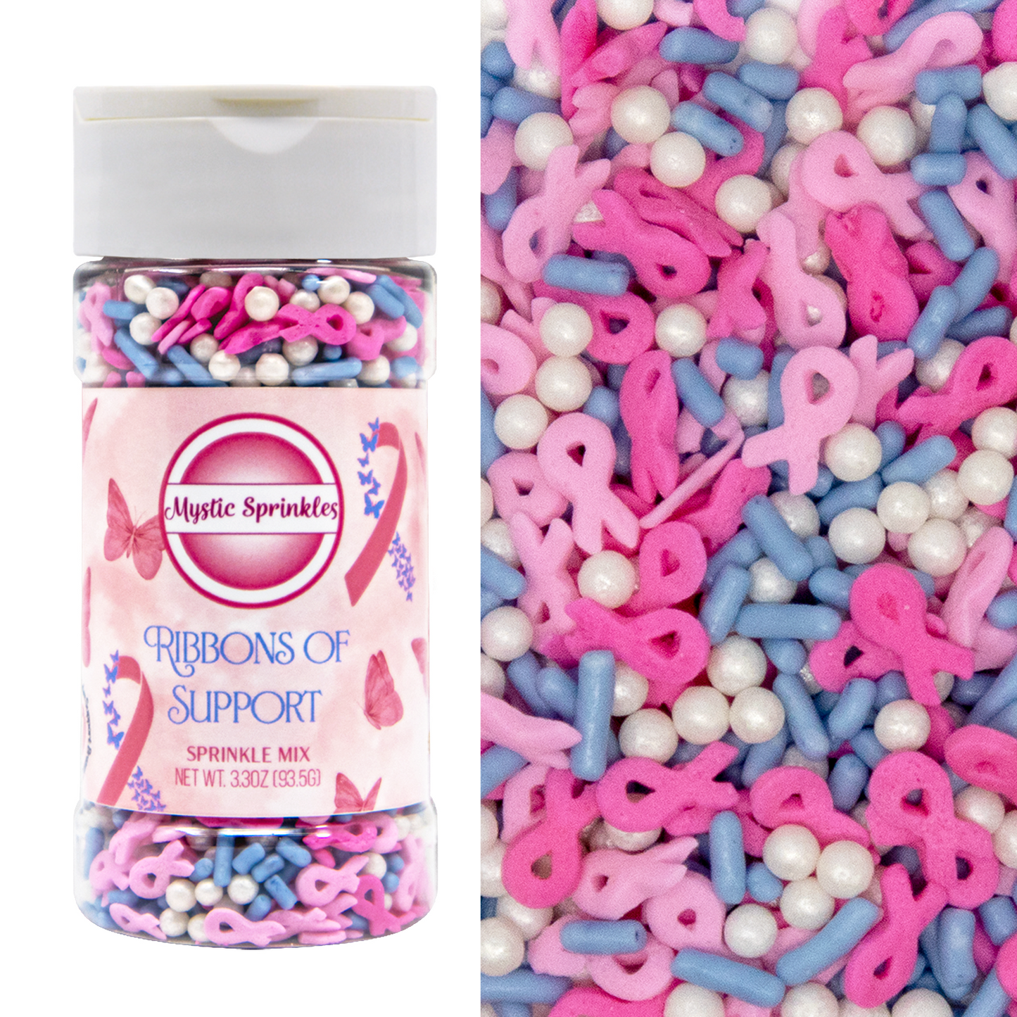 Sprinkle Ribon Ribbons of Support Sprinkle Mix 3.3oz – Mystic Sprinkles