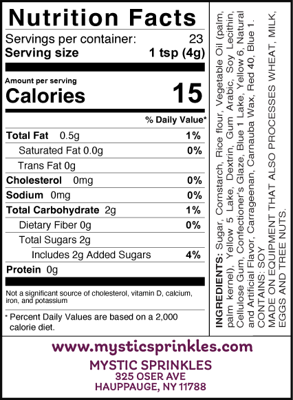 Ribbons of Strength In Silver Sprinkle Mix 3.3oz