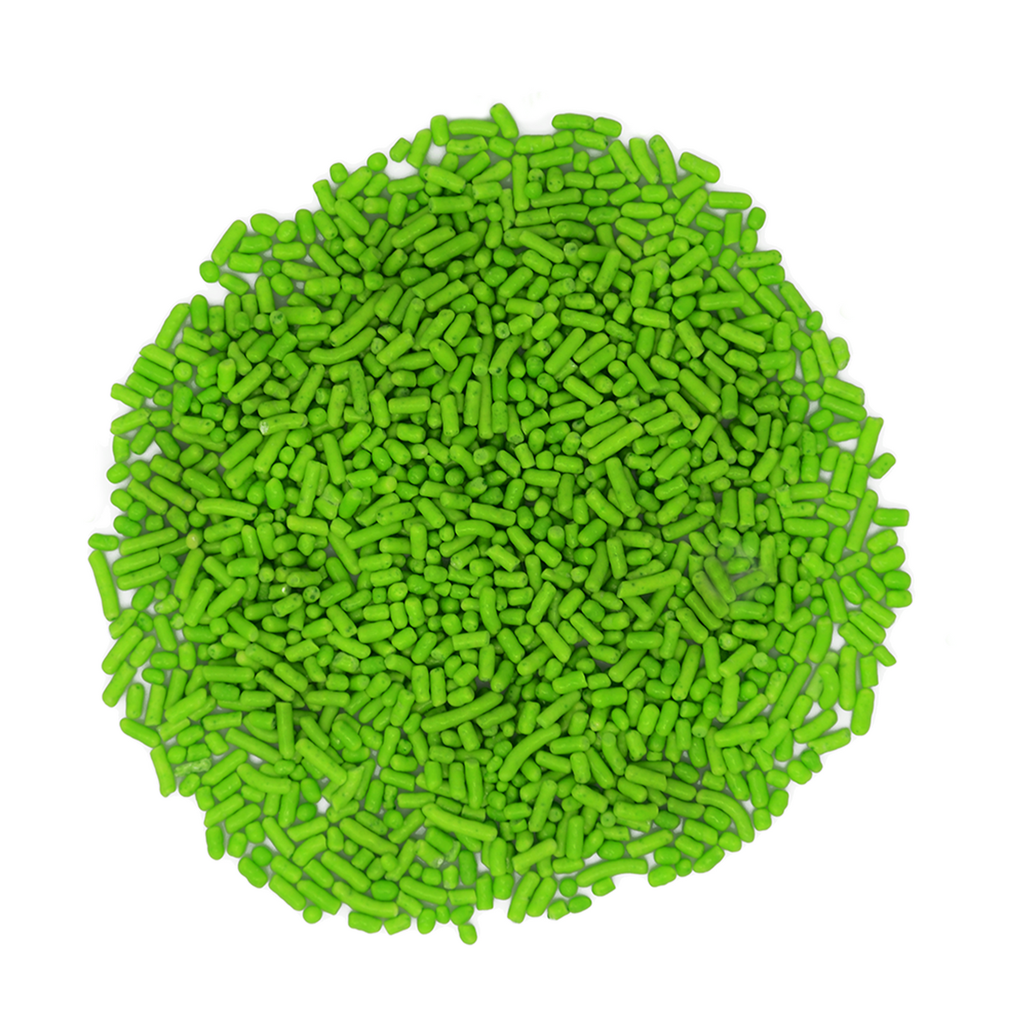 Plumpkins - Luscious Lime Green Jimmies 4.2lbs Bulk Bag