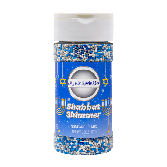 Load image into Gallery viewer, Shabbat Shimmer Nonpareil Mix 3.9oz
