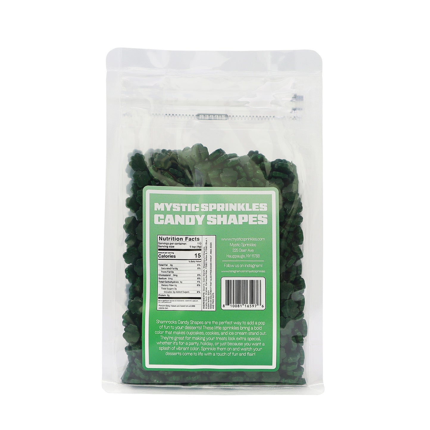 Candy Shapes Shamrocks 2oz