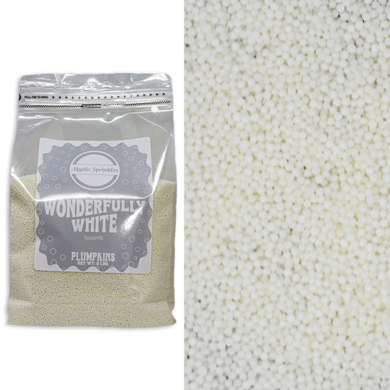 Plumpkins - Wonderfully White Nonpareils 5lbs Bulk Bag