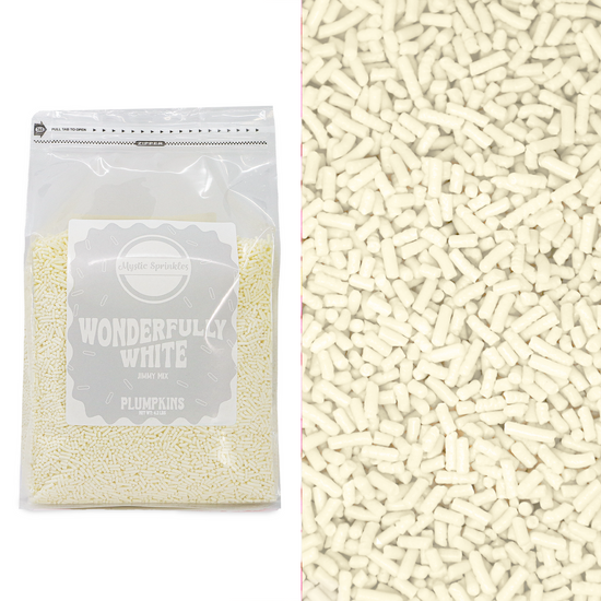 Plumpkins - Wonderfully White Jimmies 4.2lbs Bulk Bag