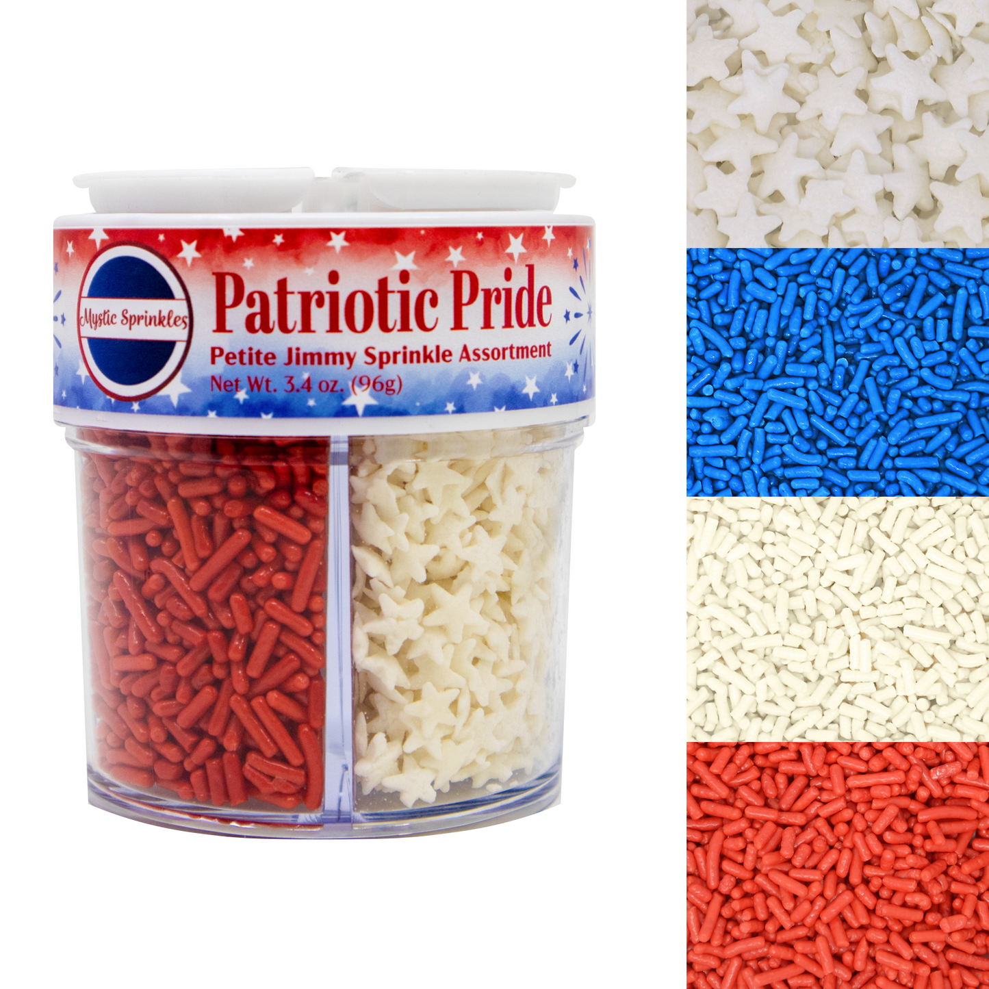 Patriotic Pride Jimmy Petite Sprinkle Assortment 3.4oz