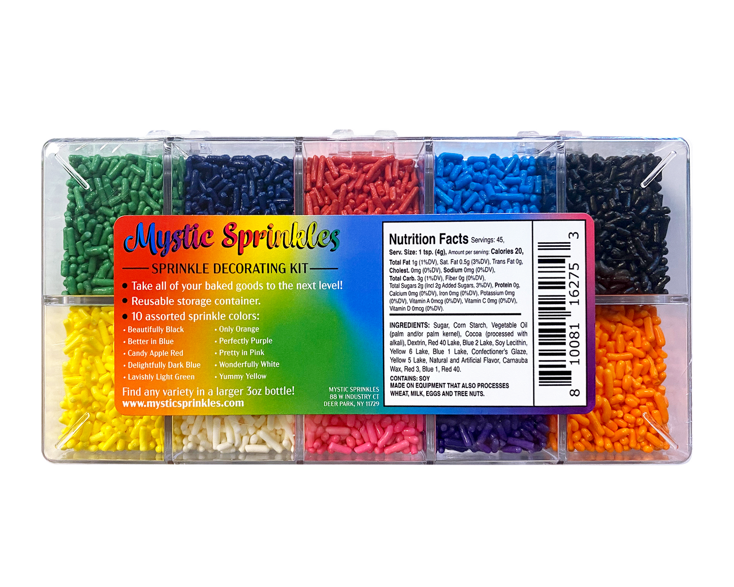 Simply Solids Sprinkle Decorating Kit 6.3oz