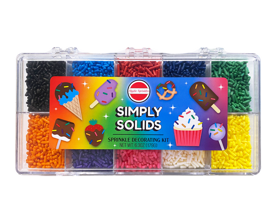 Simply Solids Sprinkle Decorating Kit 6.3oz