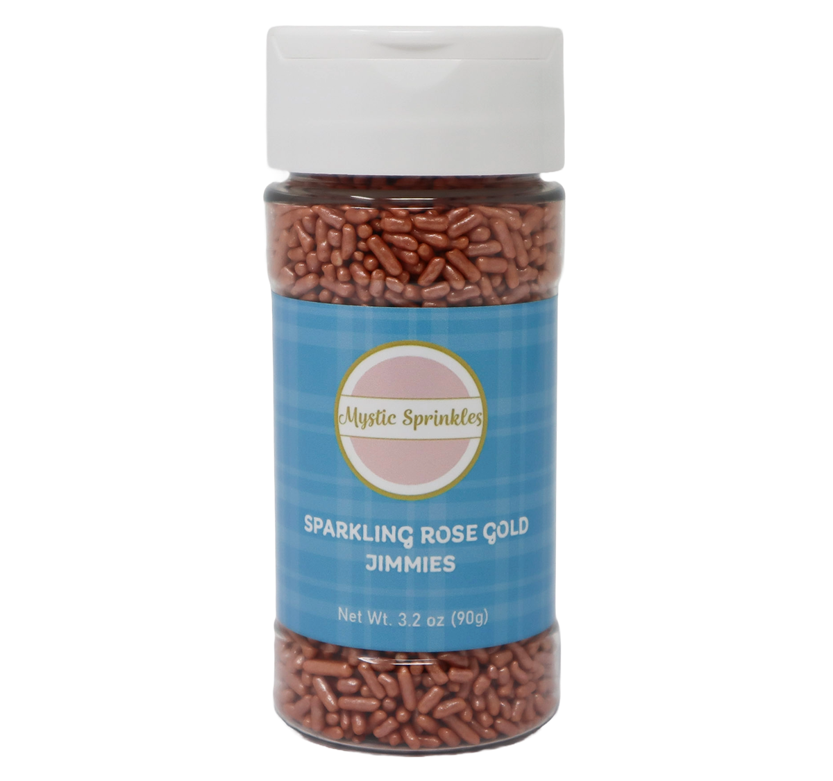 Sparkling Rose Gold Jimmies 3.2oz Bottle