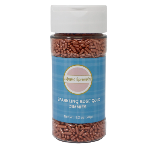 Sparkling Rose Gold Jimmies 3.2oz Bottle