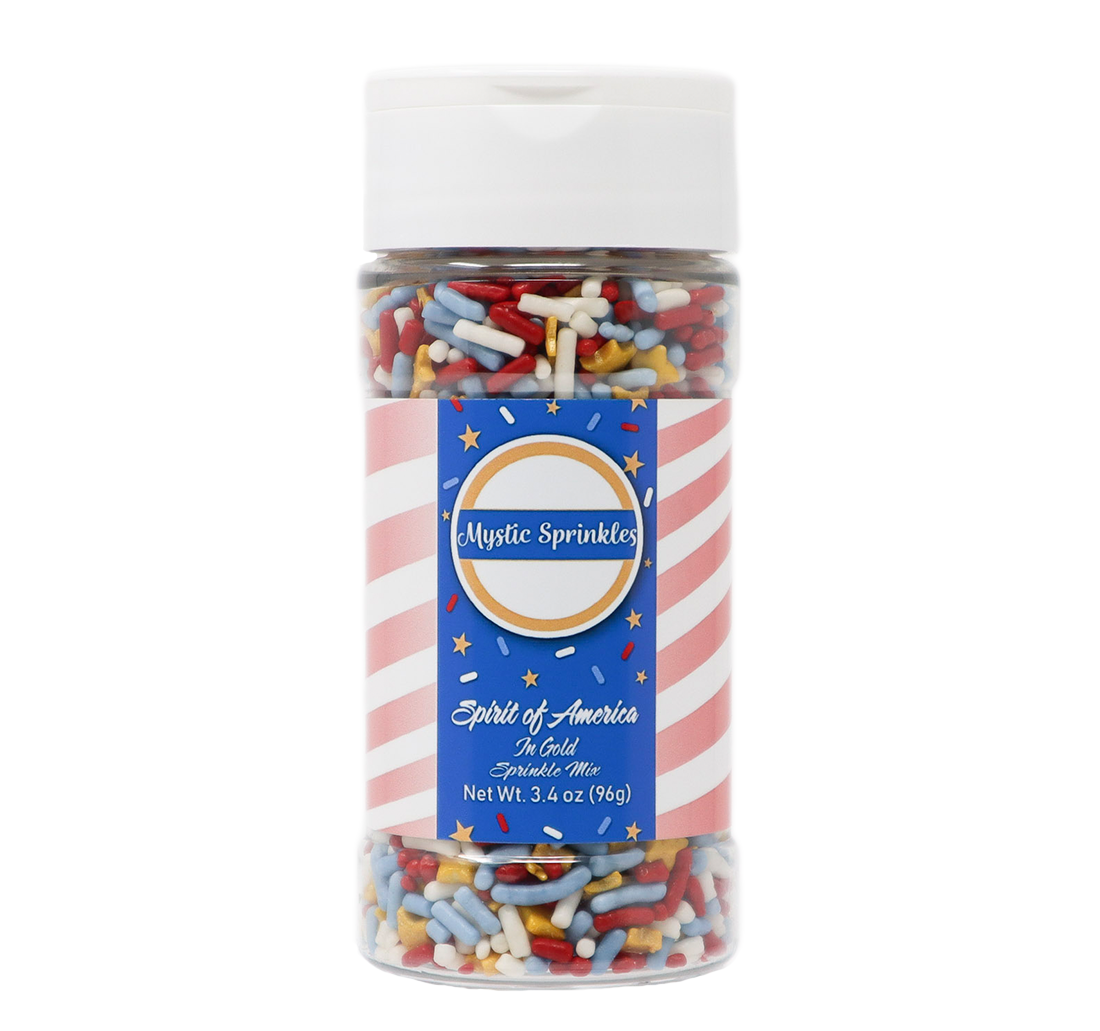 Spirit of America In Gold Sprinkle Mix 3.4oz