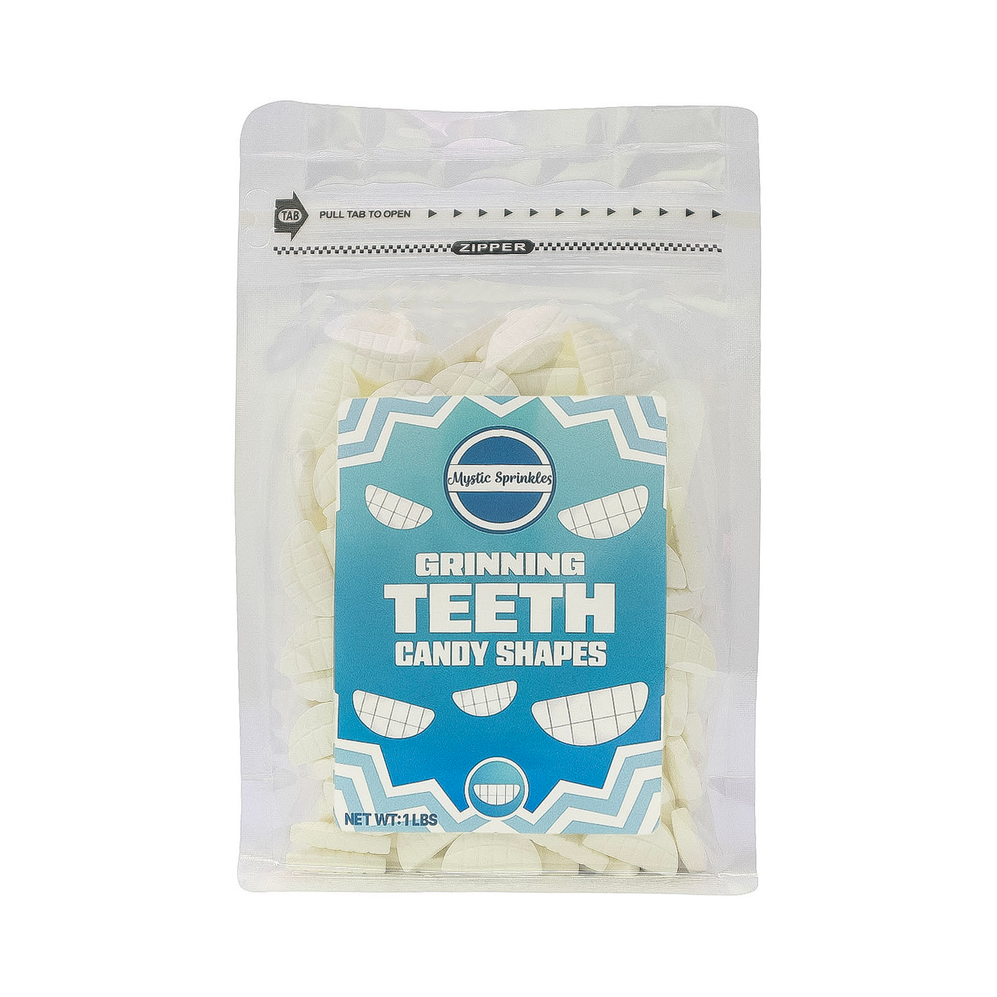 Candy Shapes Grinning Teeth 2oz