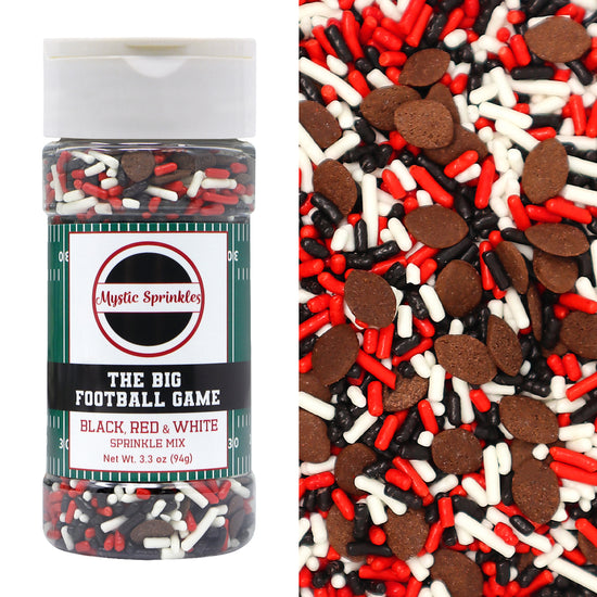 The Big Football Game Black, Red & White Jimmy Mix 3oz Bottle