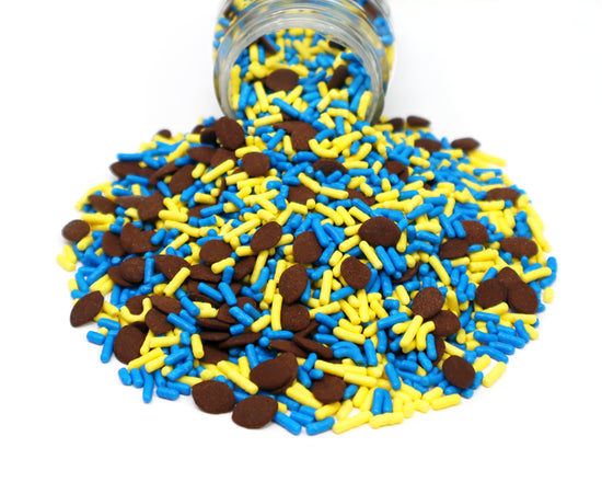 The Big Football Game Blue & Yellow Jimmy Mix 3oz Bottle