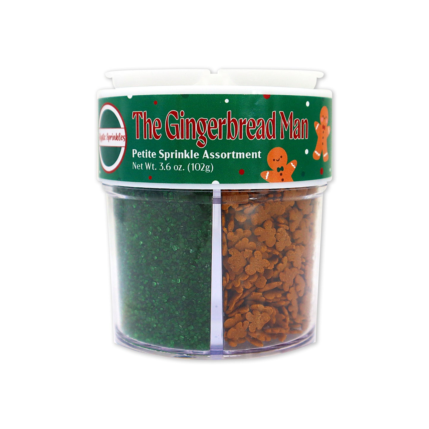 The Gingerbread Man Petite Sprinkle Assortment 3.6oz