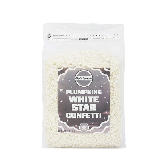 Plumpkins - White Star Confetti 3.6lbs