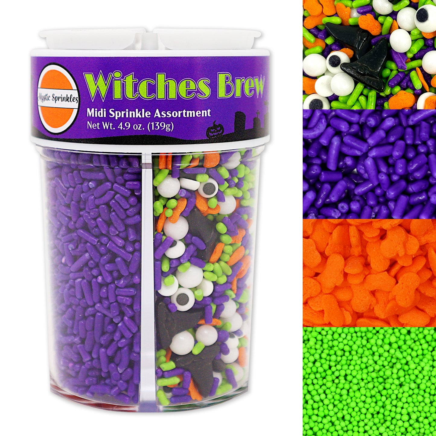 Witches Brew Midi Sprinkle Assortment 4.9oz