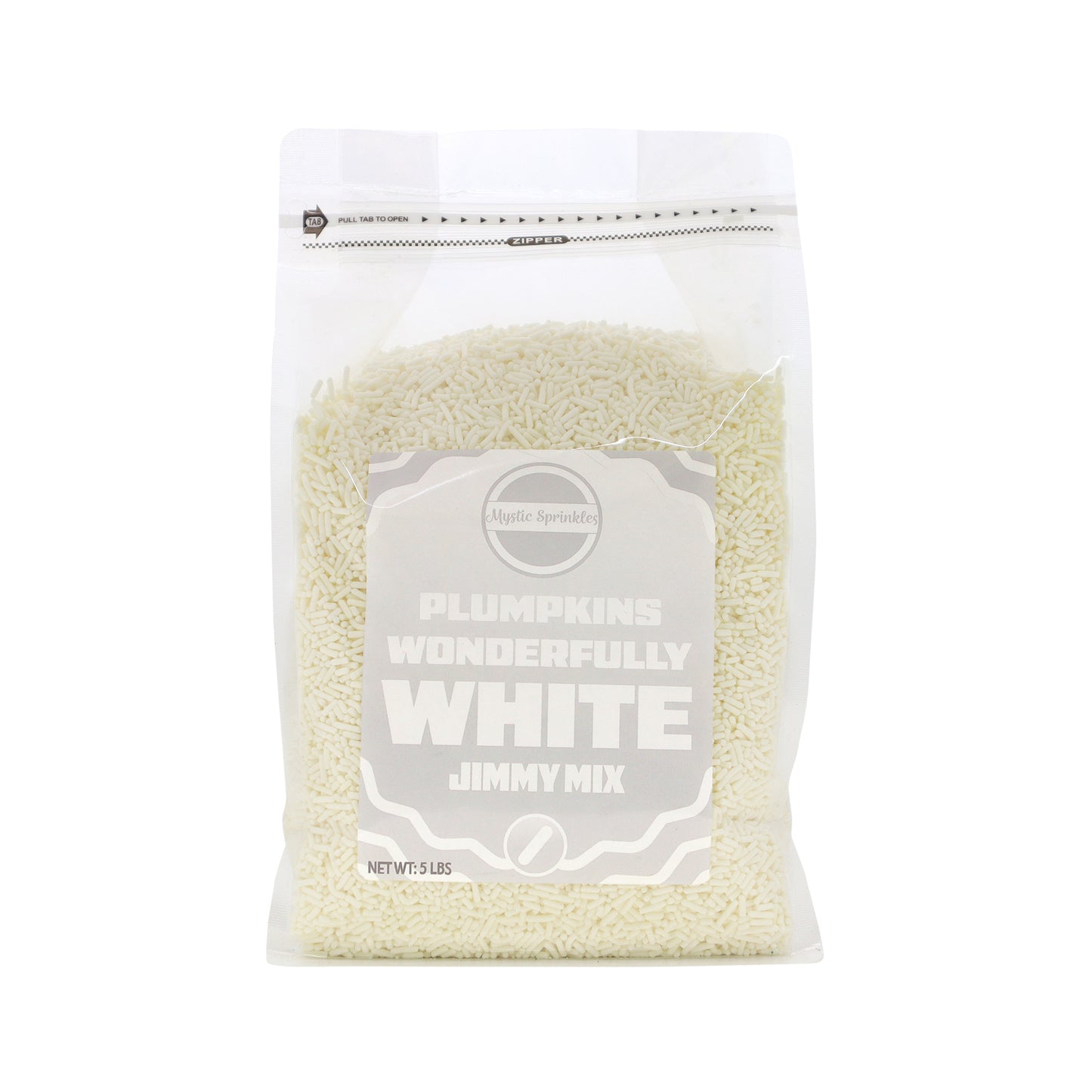 Plumpkins - Wonderfully White Jimmies 5lbs Bulk Bag