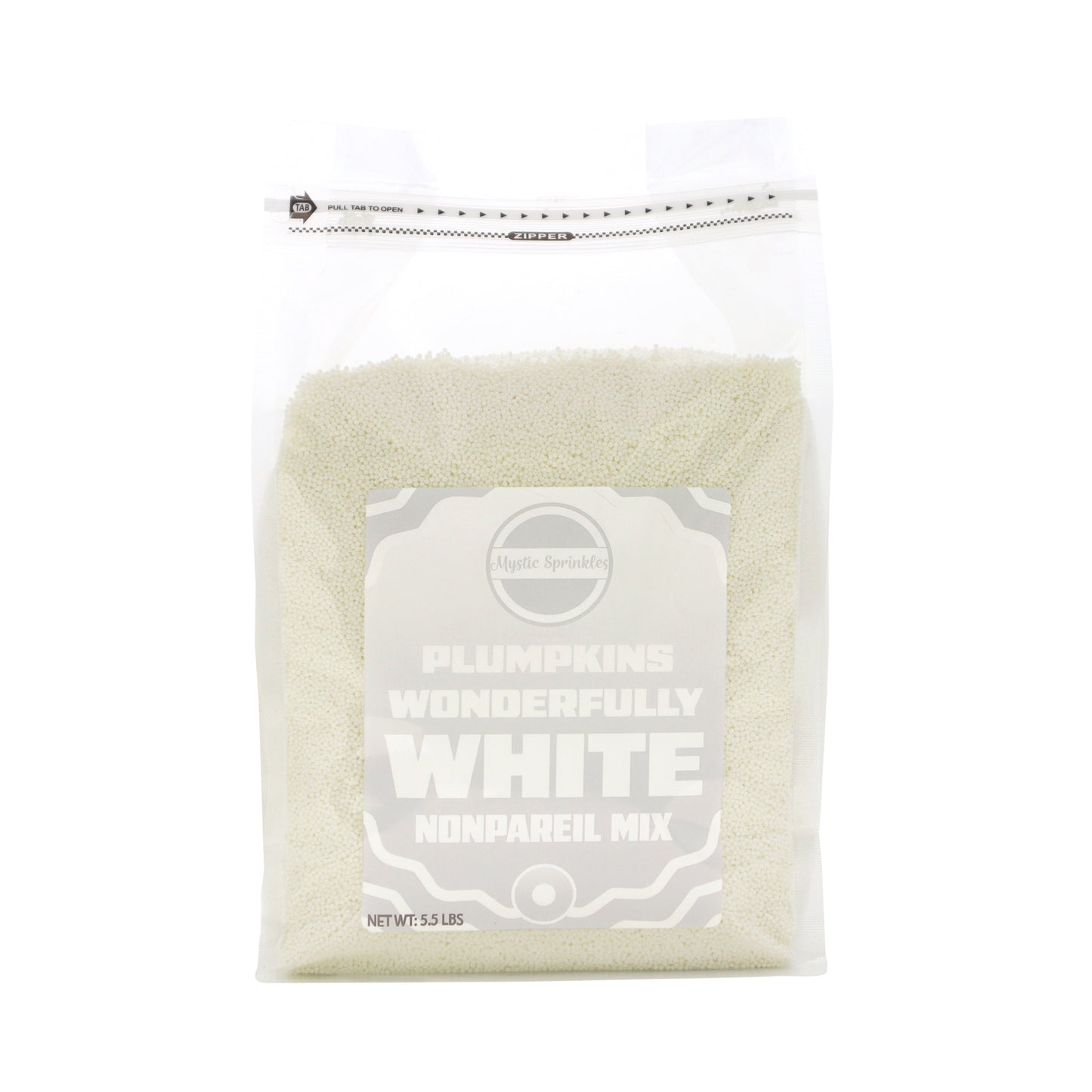 Plumpkins - Wonderfully White Nonpareils 5.5lbs Bulk Bag
