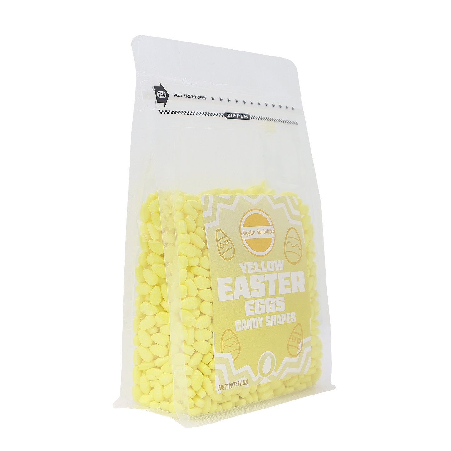 Candy Shapes Yellow Easter Eggs 2oz