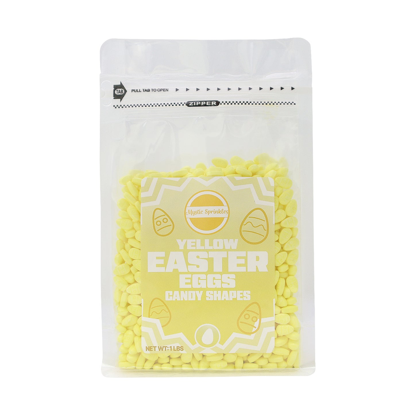 Candy Shapes Yellow Easter Eggs 2oz
