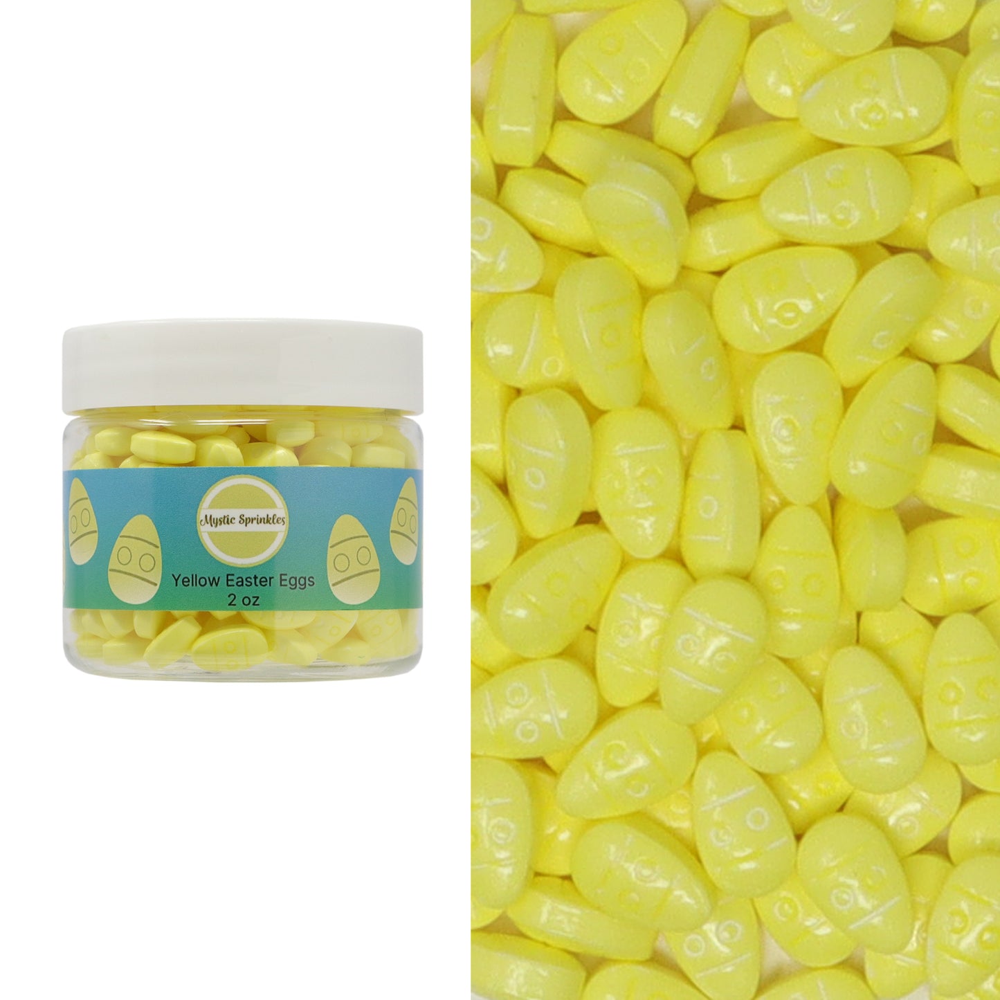 Candy Shapes Yellow Easter Eggs 2oz