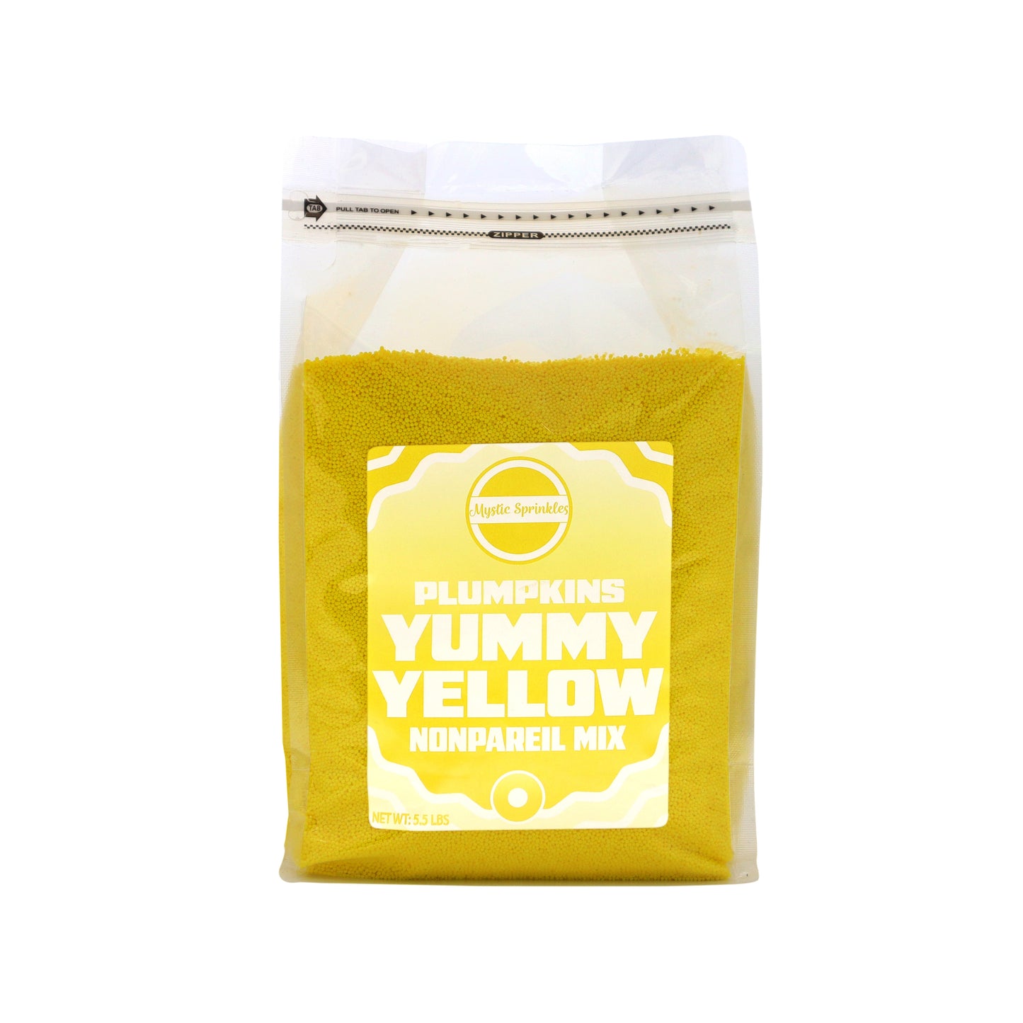 Plumpkins - Yummy Yellow Nonpareils 5.5lbs Bulk Bag