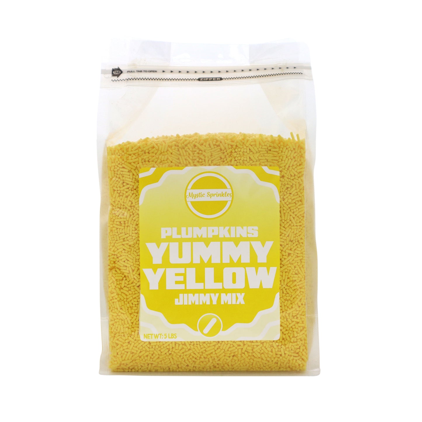 Plumpkins - Yummy Yellow Jimmies 5lbs Bulk Bag