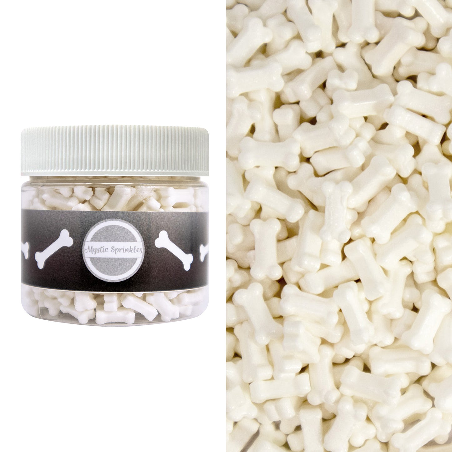 Candy Shapes White Bones 1.8oz