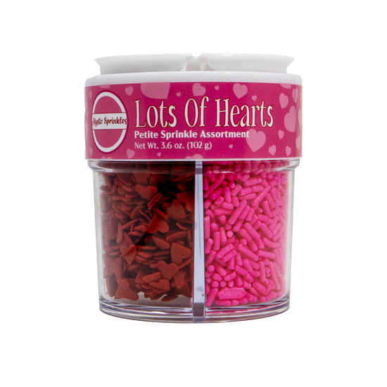 Lot's of Hearts Petite Sprinkle Assortment 3.6oz