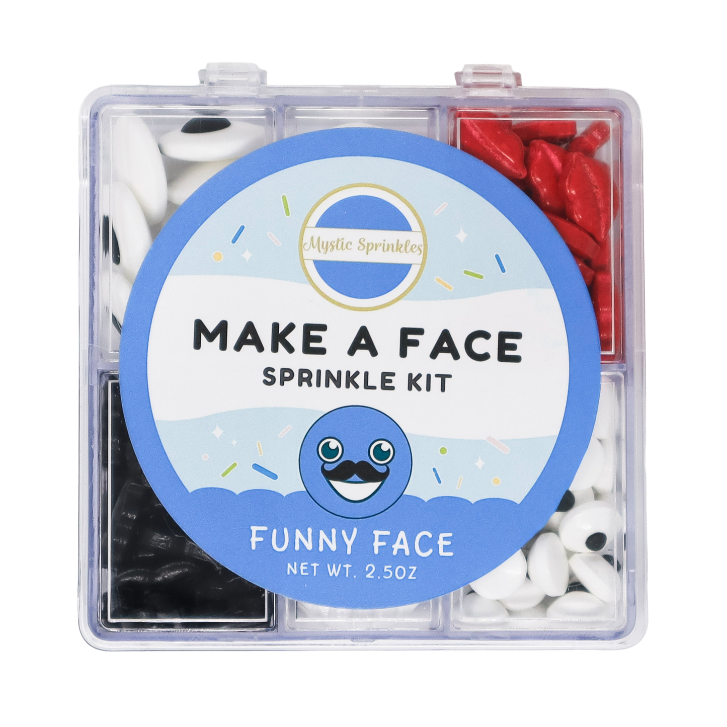 Make A Face Cupcake Kits - Funny Face 2.5oz