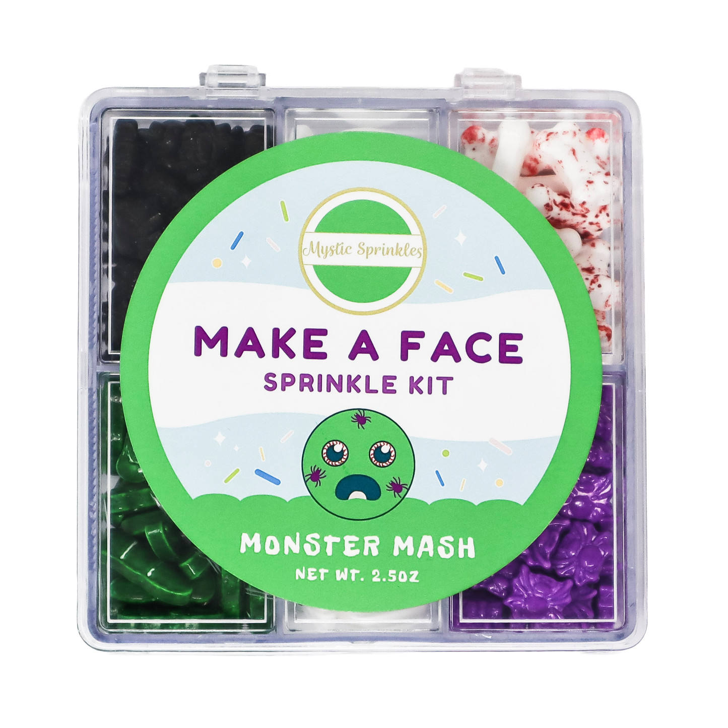 Make A Face Cupcake Kits - Monster Mash 2.5oz