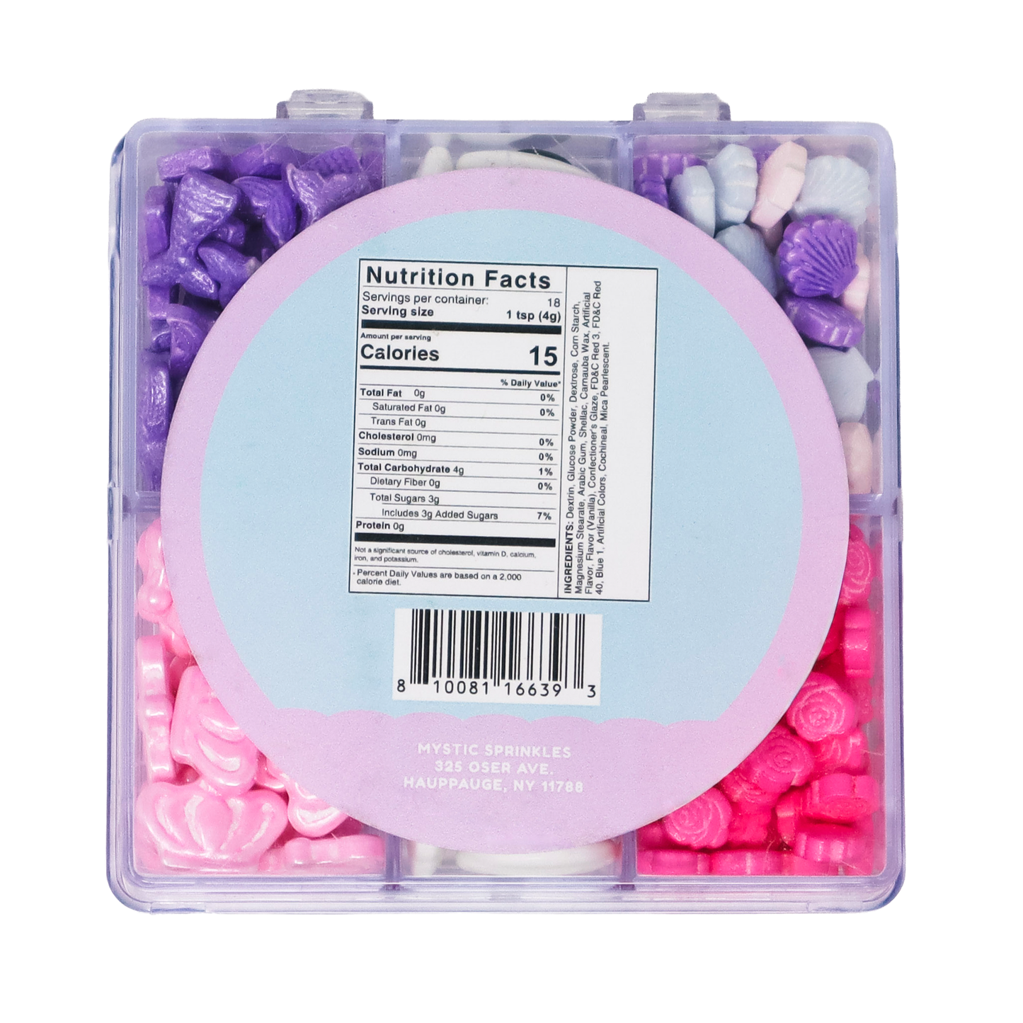 Make A Face Cupcake Kits - Purple Mermaid 2.6oz