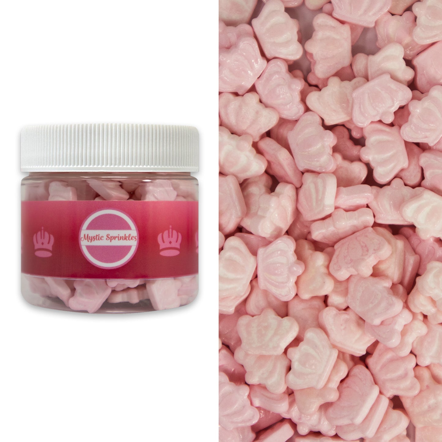 Candy Shapes Pink Crowns 1.8oz