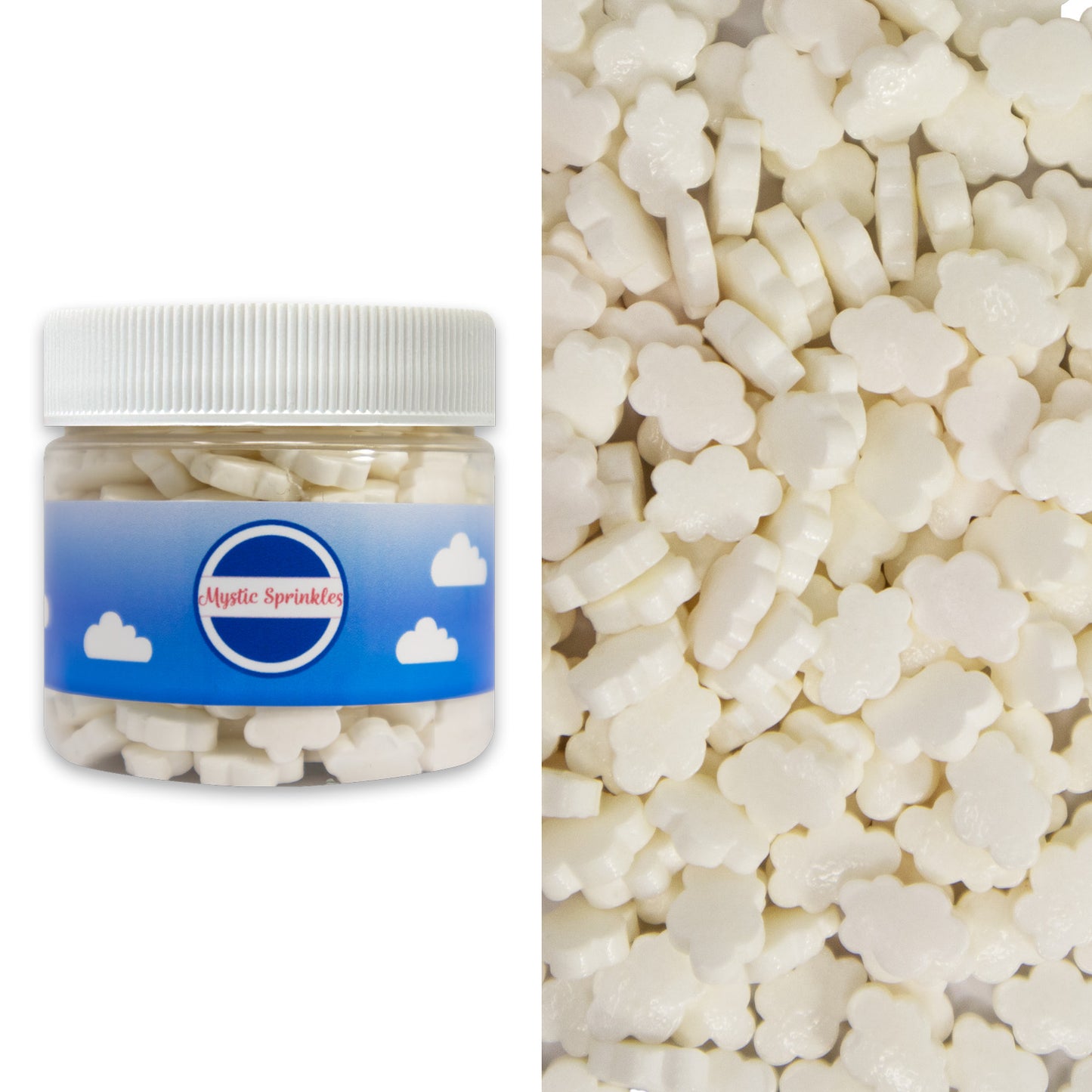 Candy Shapes White Clouds 1.9oz