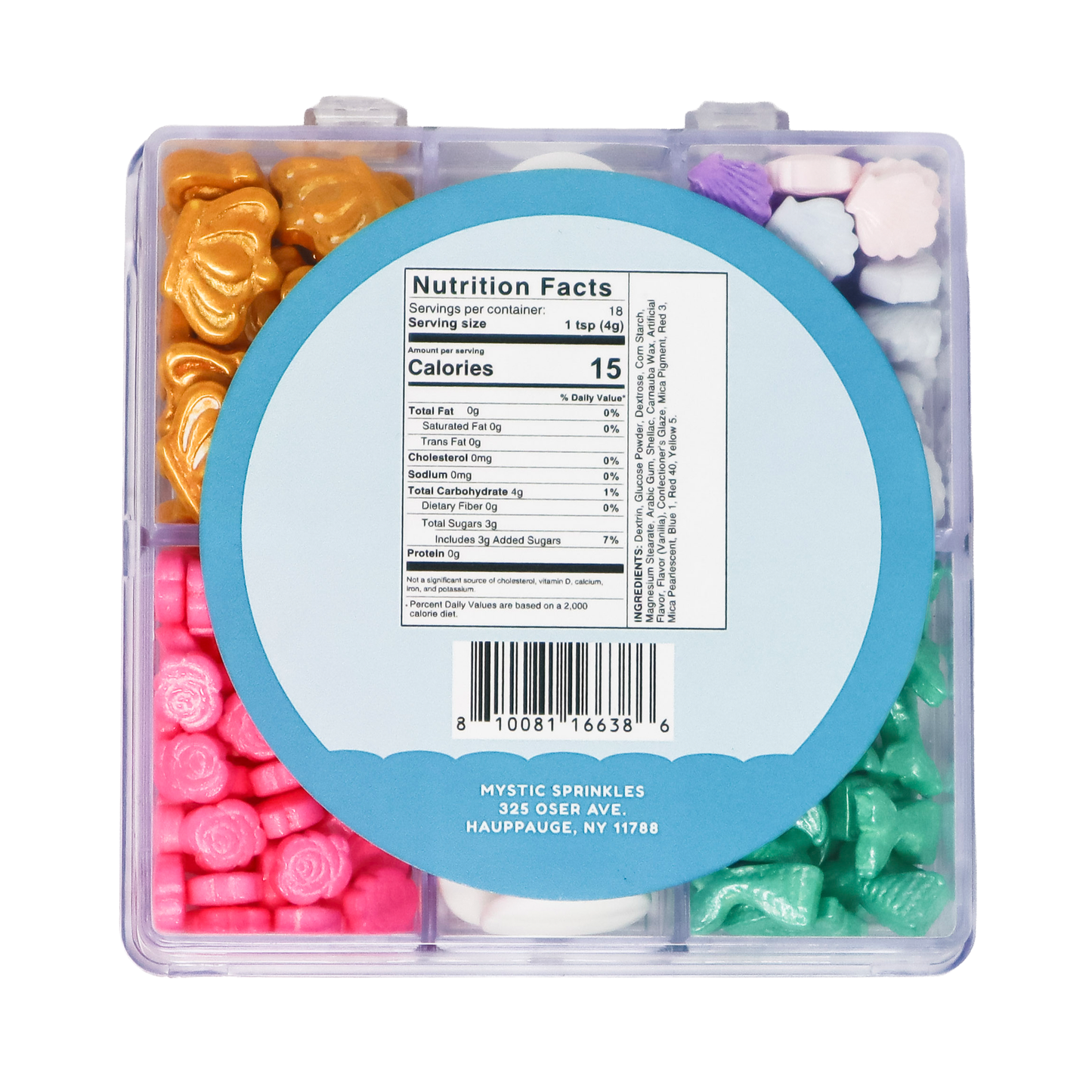 Make A Face Cupcake Kits - Teal Mermaid 2.6oz