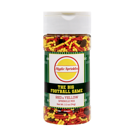 The Big Football Game - Red & Yellow Sprinkle Mix 3.3oz