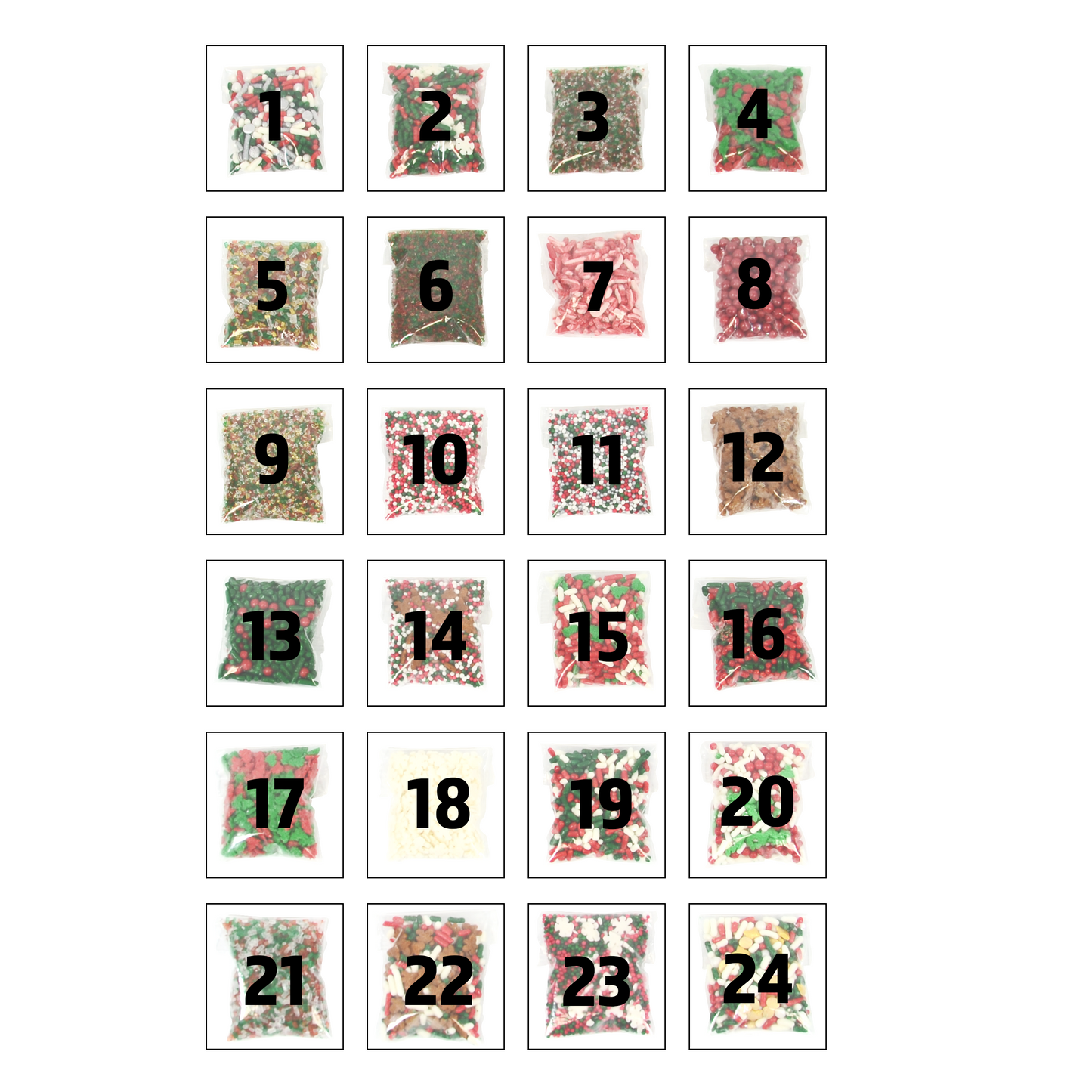 Load image into Gallery viewer, 24 Days of Sprinkles! Holiday Advent Calendar
