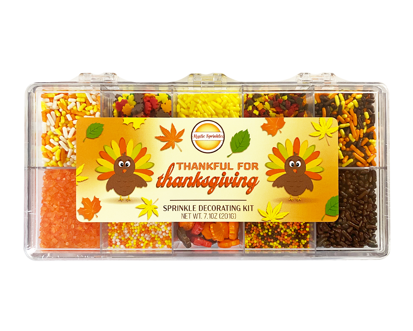 Thankful For Thanksgiving Sprinkle Decorating Kit 7.1oz