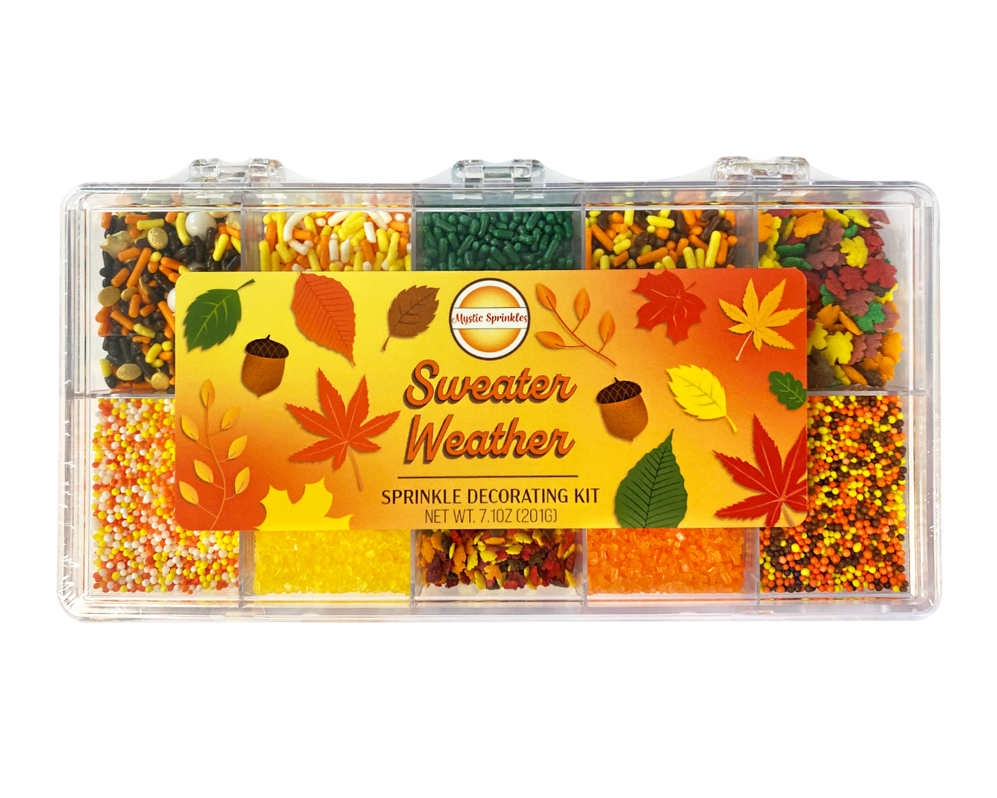 Load image into Gallery viewer, Sweater Weather Sprinkle Decorating Kit 7.1oz
