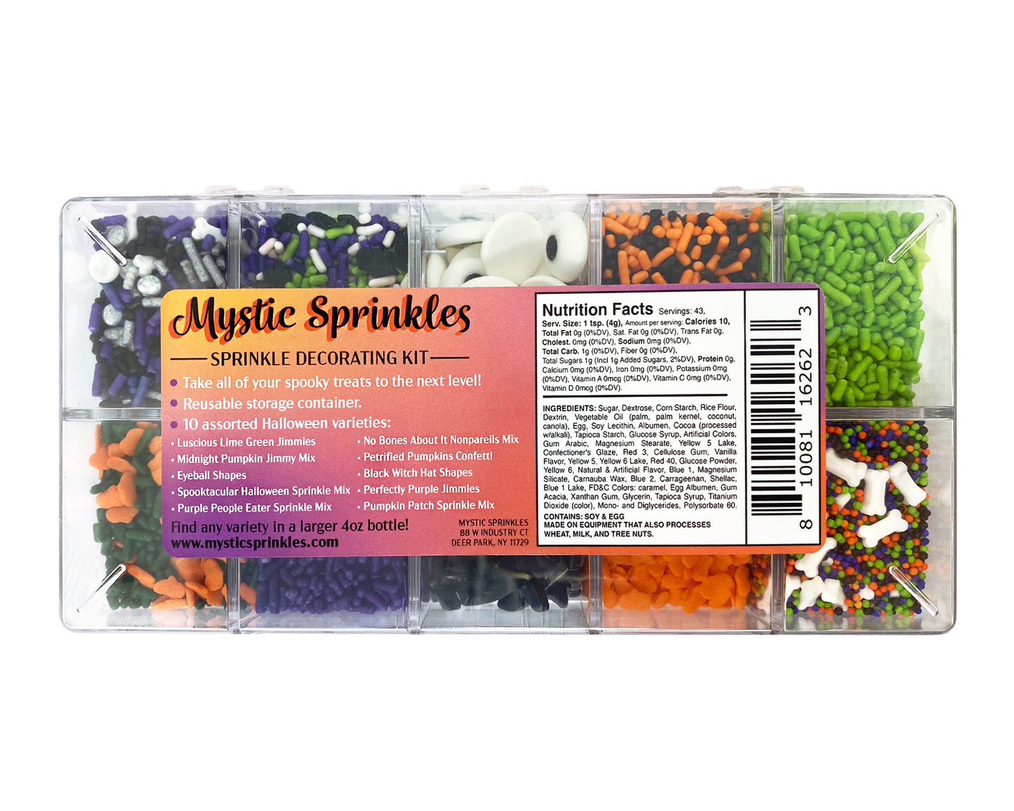 Load image into Gallery viewer, Happy Halloween Sprinkle Decorating Kit 6.1oz
