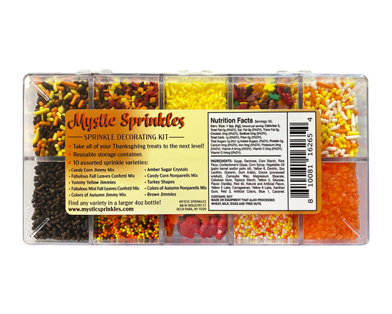 Thankful For Thanksgiving Sprinkle Decorating Kit 7.1oz