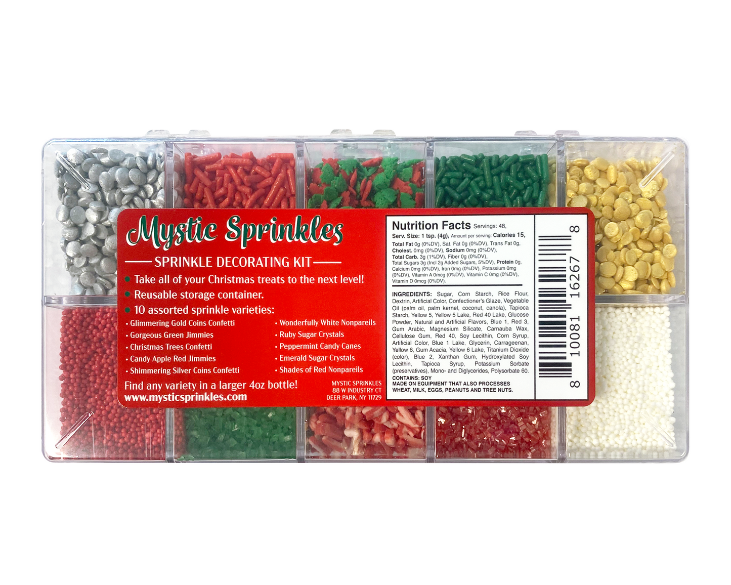 A Classic Christmas Sprinkle Decorating Kit 6.8 oz. – Mystic Sprinkles