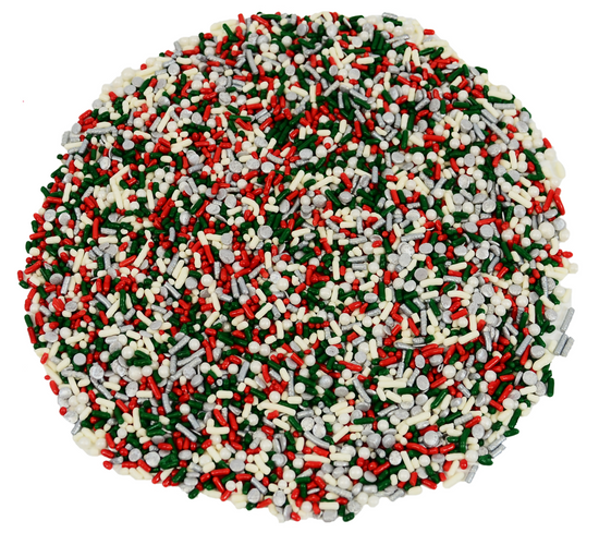 A Classic Christmas in Silver Sprinkle Mix 3.4oz Bottle