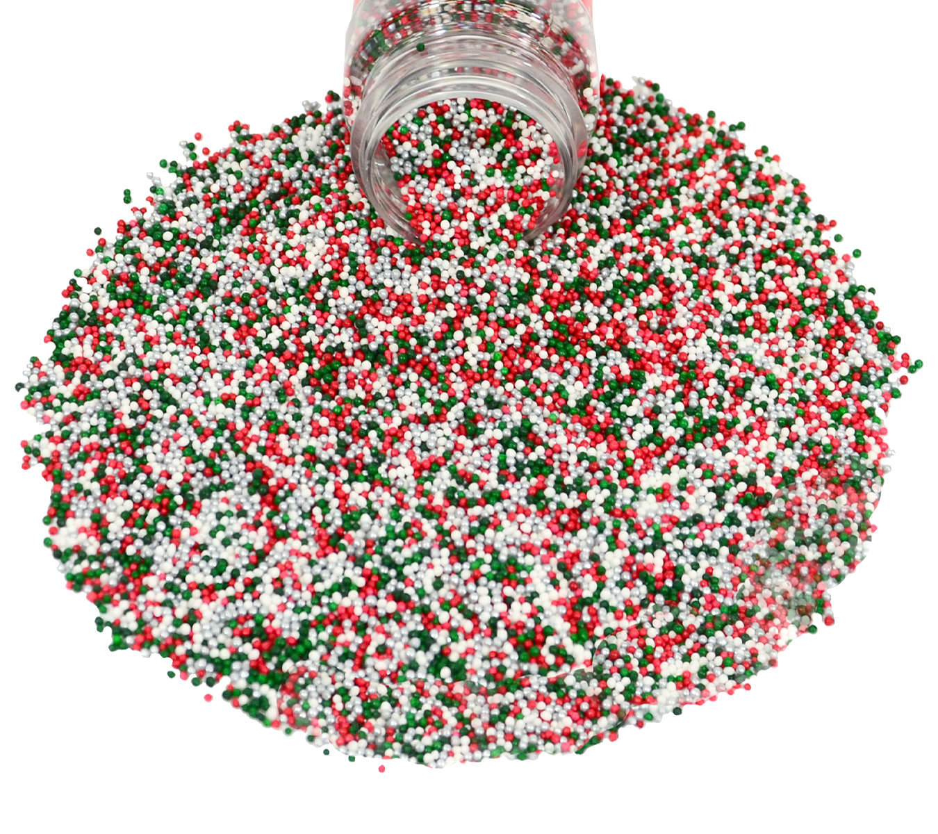 A Classic Christmas in Silver Nonpareil Mix 4oz Bottle