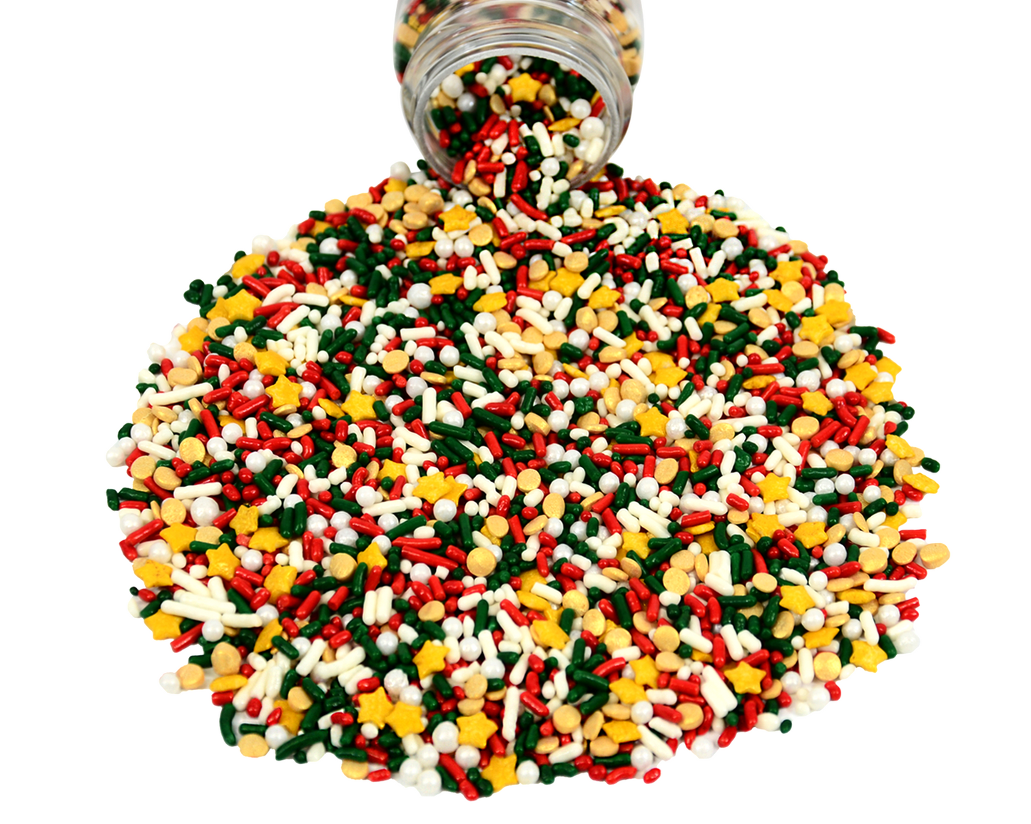 A Classic Christmas in Gold Sprinkle Mix 3.4oz Bottle