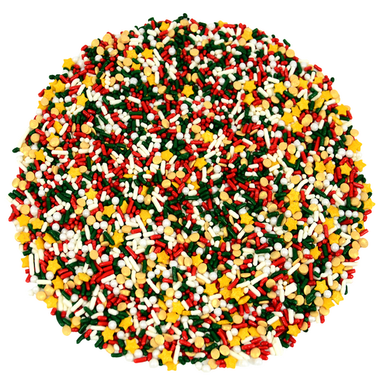 A Classic Christmas in Gold Sprinkle Mix 3.4oz Bottle