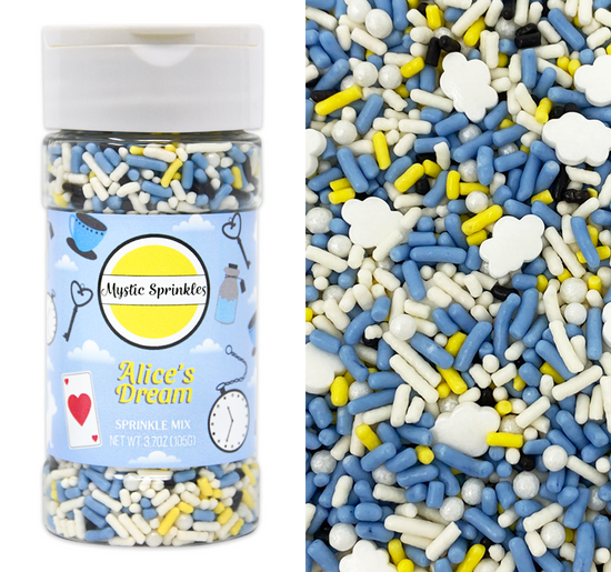 Load image into Gallery viewer, Alice&amp;#39;s Dream Sprinkle Mix 3.7oz Bottle
