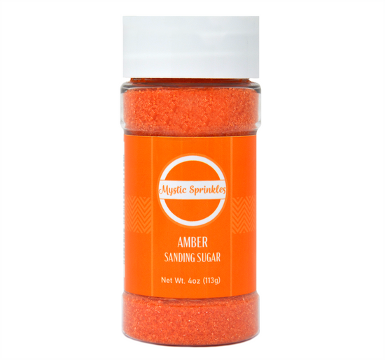 Amber - Orange Sanding Sugar 4oz